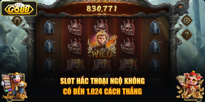 Slot Hắc Thoại Ngộ Không có đến 1.024 cách thắng
